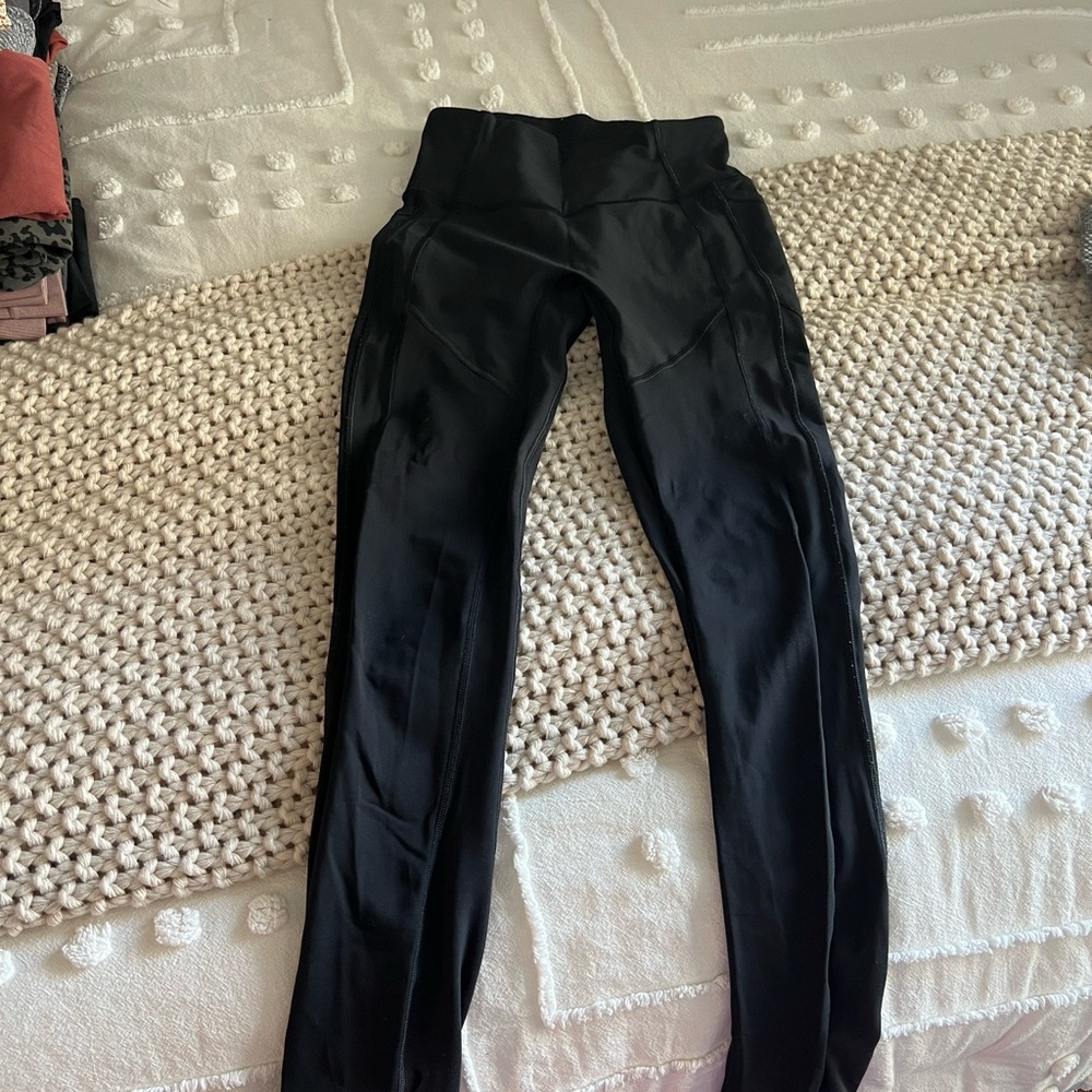High rise lululemon leggings with pockets